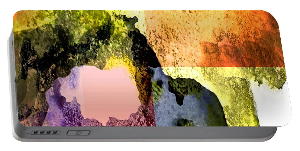 Abstract Art Portable Battery Charger featuring the digital art Oh The Beauty Of Peace by Jeremiah Ray