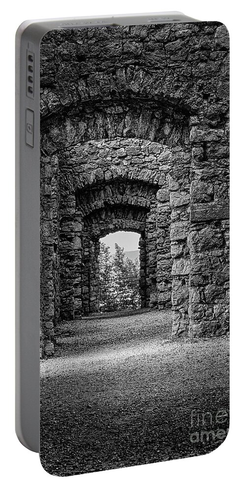Belfort Portable Battery Charger featuring the photograph Old doors are open by The P