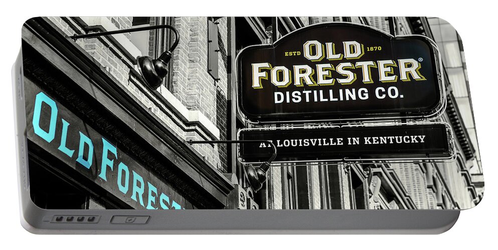 America Portable Battery Charger featuring the photograph Old Forester Distilling Company by Alexey Stiop