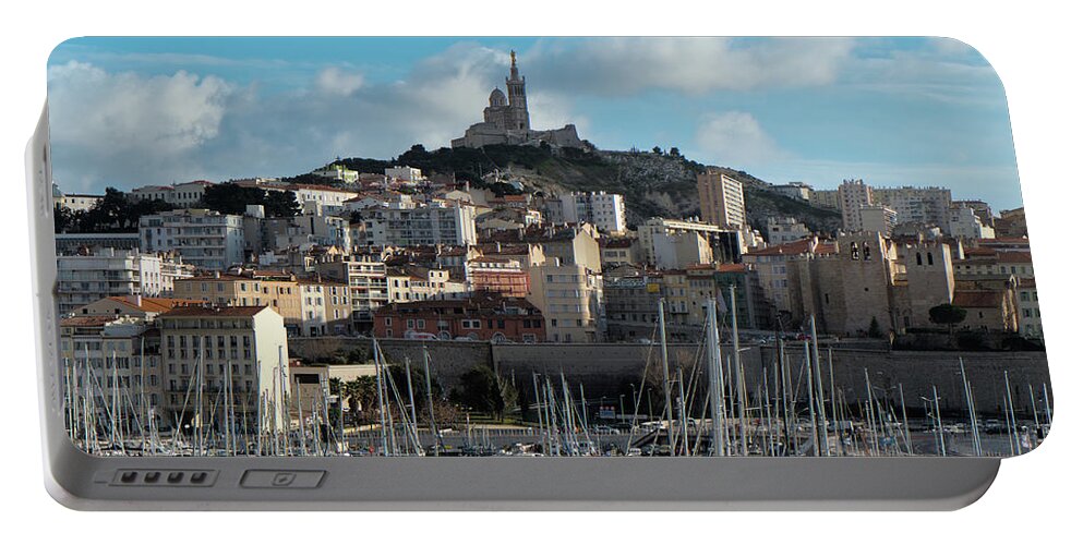 Marseille Portable Battery Charger featuring the photograph Old Port - Marseille by Angelo DeVal
