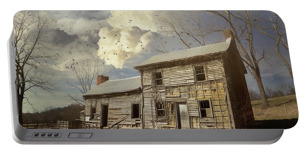  Portable Battery Charger featuring the photograph Old Virginia Farm by Debra Boucher