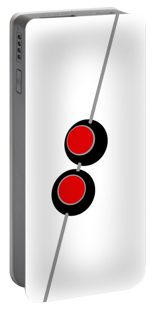 Richard Reeve Portable Battery Charger featuring the digital art Olives 2 by Richard Reeve