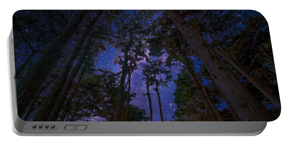 Forest Portable Battery Charger featuring the photograph On Such A Winter's Night by Derek Dean