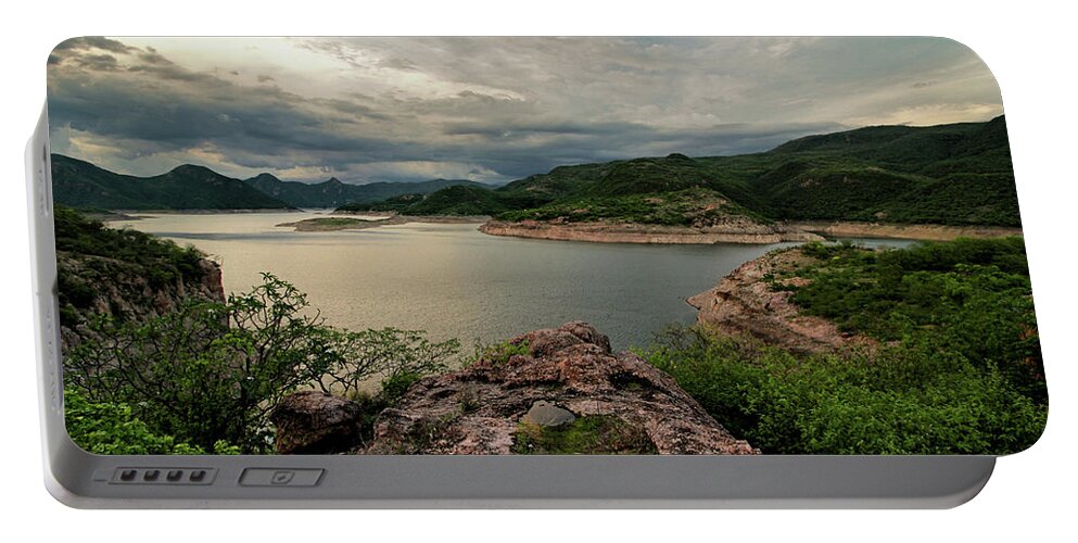 Slope Portable Battery Charger featuring the photograph On Top of the World by Montez Kerr