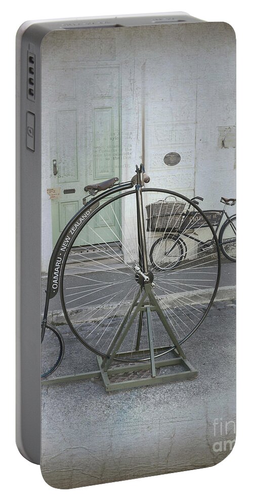 The First High Bicycle Or Portable Battery Charger featuring the photograph On Your Bike by Elaine Teague