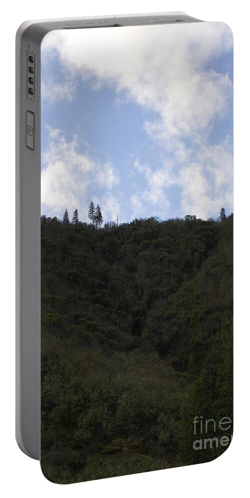 Oregon Portable Battery Charger featuring the photograph Oregon Hill and Sky by Theresa Fairchild