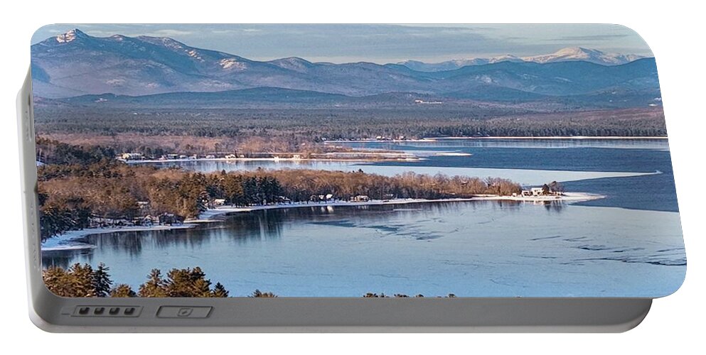  Portable Battery Charger featuring the photograph Ossipee Lake by John Gisis