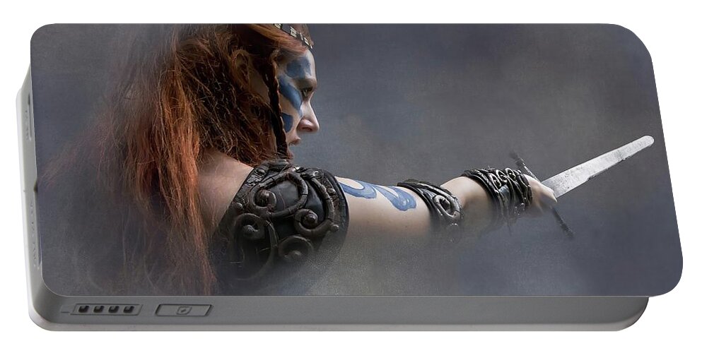 Boudica Portable Battery Charger featuring the photograph Out of the Mist by Doug Matthews