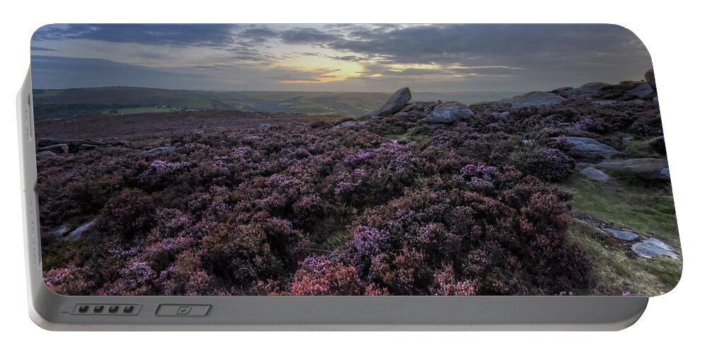 Flower Portable Battery Charger featuring the photograph Owler Tor 40.0 by Yhun Suarez