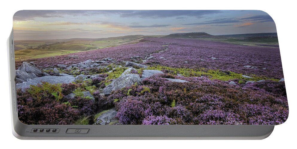 Flower Portable Battery Charger featuring the photograph Owler Tor 41.0 by Yhun Suarez
