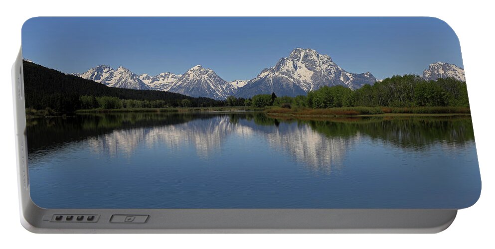 Oxbow Bend Portable Battery Charger featuring the photograph Grand Teton - Oxbow Bend - Snake River 2 by Richard Krebs