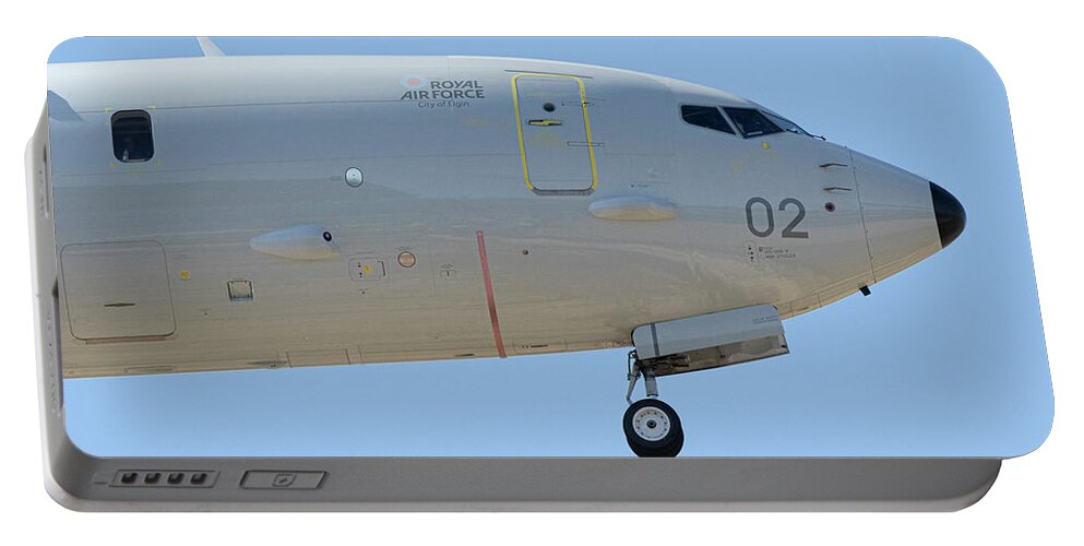 Boeing P 8 Poseidon Portable Battery Charger featuring the photograph P-8A Poseidon MPA1 by Airpower Art