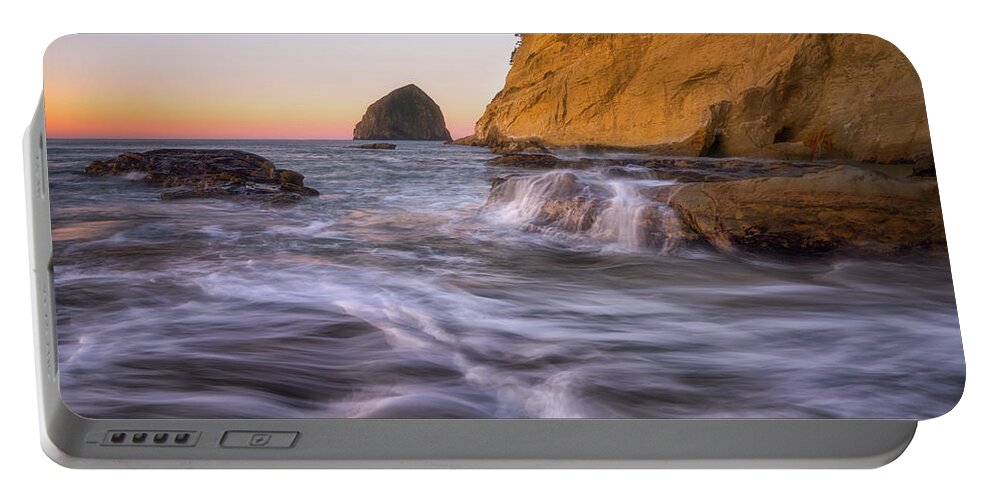 Oregon Portable Battery Charger featuring the photograph Pacific Pastels by Darren White
