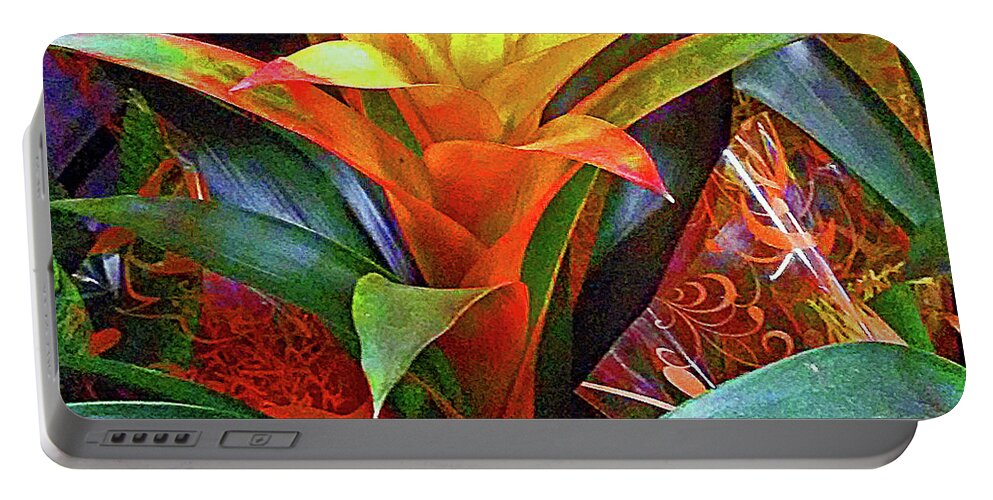 Plant Portable Battery Charger featuring the photograph Painterly Plant by Andrew Lawrence