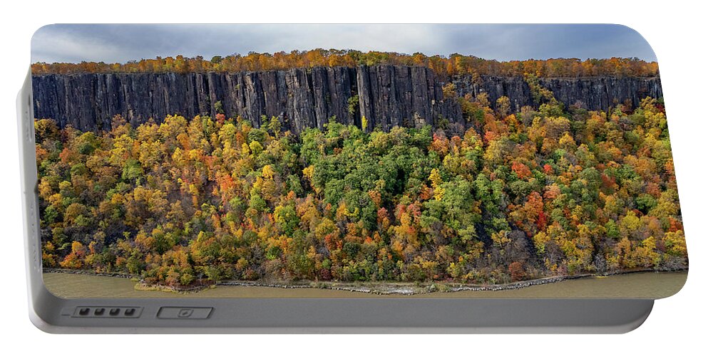 Autumn Portable Battery Charger featuring the photograph Palisade Cliffs in Autumn 3 by Kevin Suttlehan