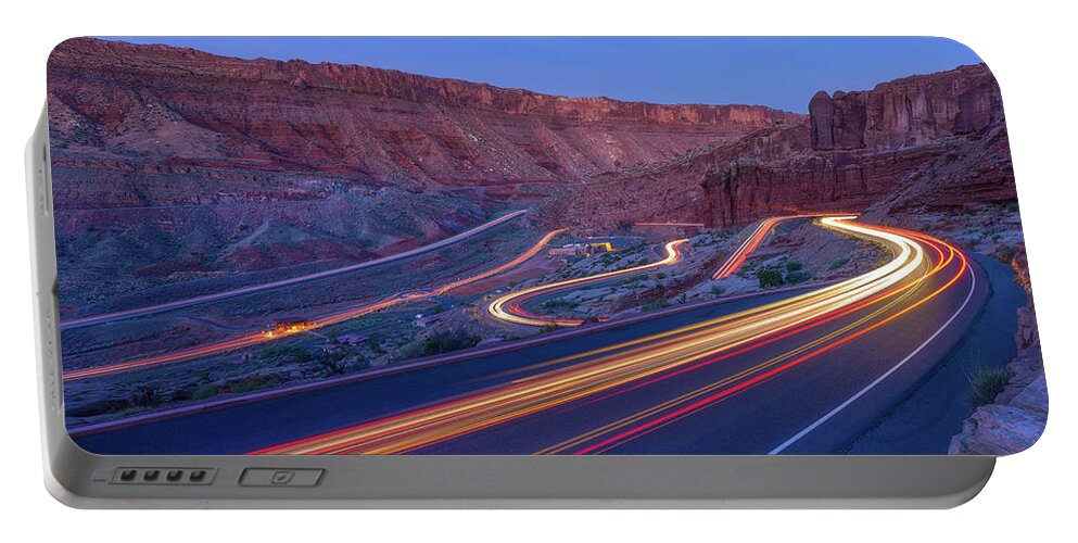Utah Portable Battery Charger featuring the photograph Park Drive by Darren White
