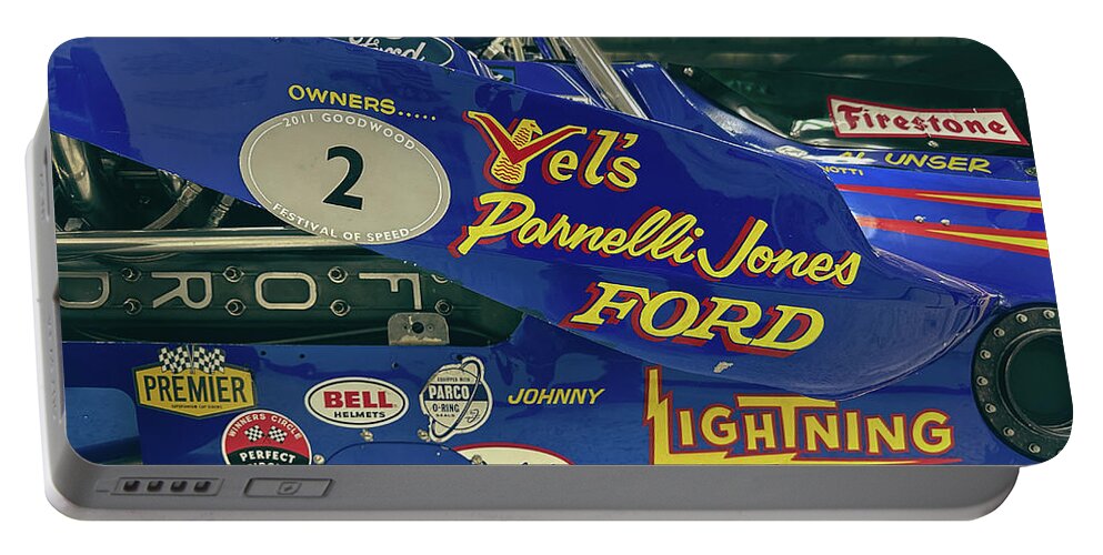  Portable Battery Charger featuring the photograph Parnelli by Josh Williams