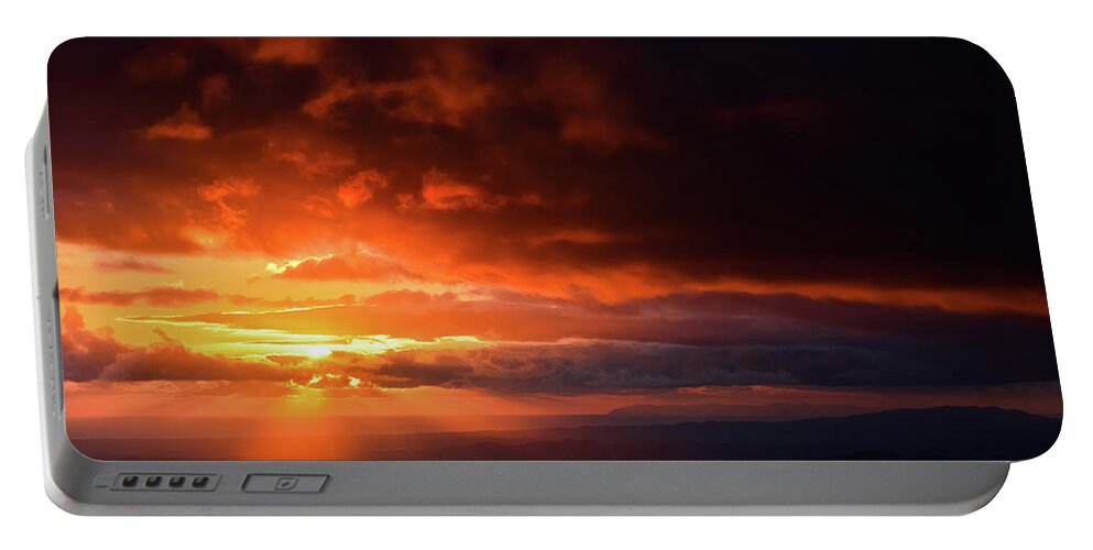 Palomar Mountain Portable Battery Charger featuring the photograph Pauma Valley Sunset by Kyle Hanson