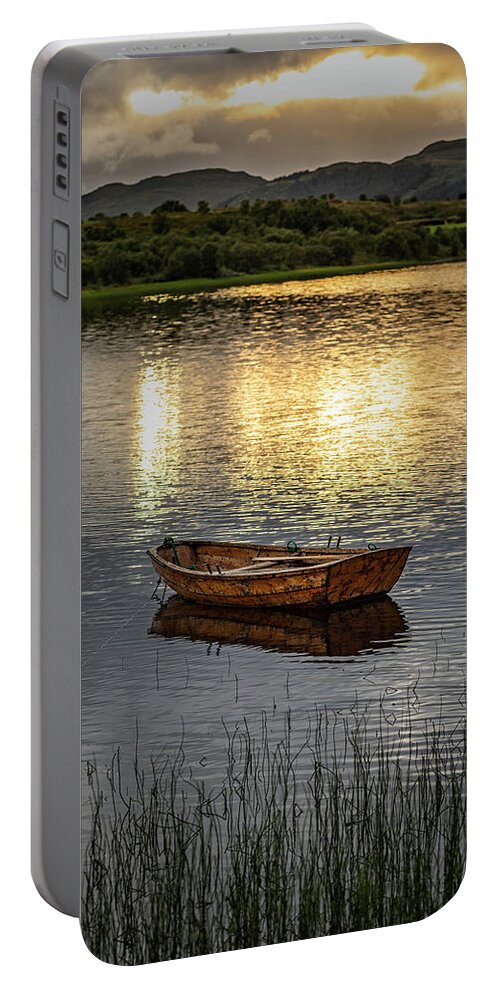 Boat Portable Battery Charger featuring the photograph Peace of mind by Mike Santis