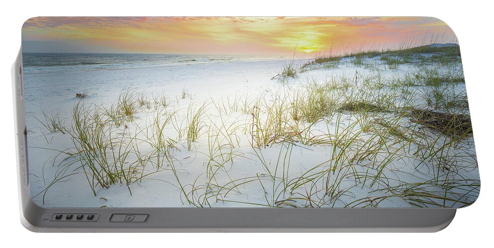 Beach Portable Battery Charger featuring the photograph Peaceful View At The Gulf Islands National Seashore Florida by Jordan Hill
