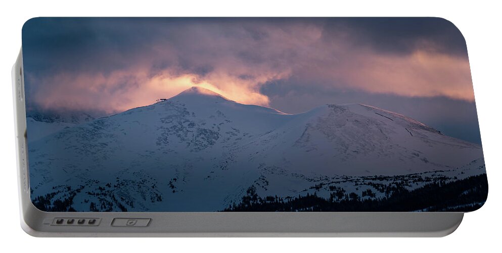 Mountains Portable Battery Charger featuring the photograph Peak 8 by Stephen Holst