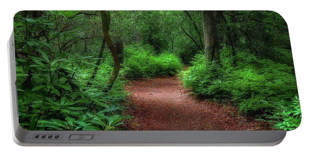 Trail Portable Battery Charger featuring the photograph Pink Beds Trail II by Shelia Hunt