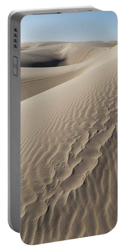 Pismo Beach Portable Battery Charger featuring the photograph Pismo Dunes by Lars Mikkelsen