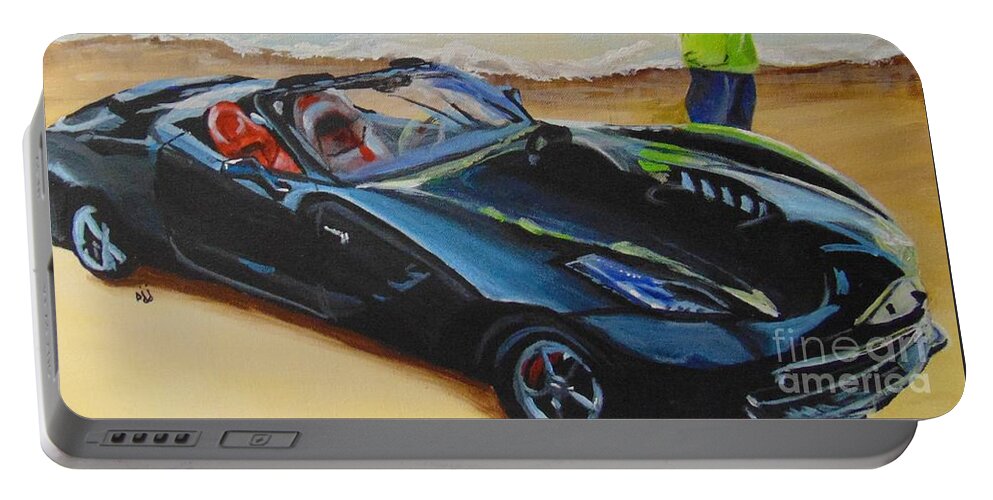 Car Portable Battery Charger featuring the painting Pride and Joy by Saundra Johnson