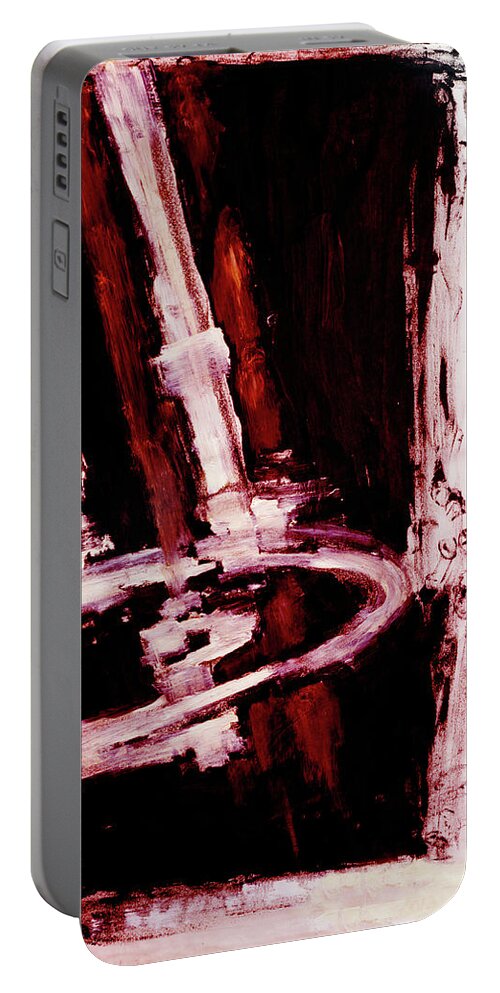 #art #radiology #artandradiology #xrays #digitalart #digitalartwork #prosthesis #chiaroscuro Portable Battery Charger featuring the digital art Prosthesis Study 11. Variation 2 by Veronica Huacuja