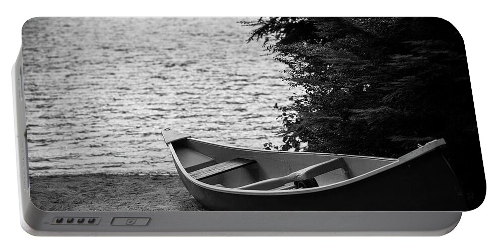 Canoe Portable Battery Charger featuring the photograph Quiet Canoe by Jim Whitley