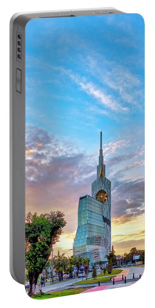 Batumi Portable Battery Charger featuring the photograph Radisson Blu and Le Meridien by Fabrizio Troiani