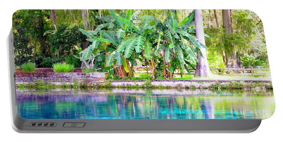 Rainbow Springs Portable Battery Charger featuring the photograph Rainbow Springs State Pk. by Alison Belsan Horton
