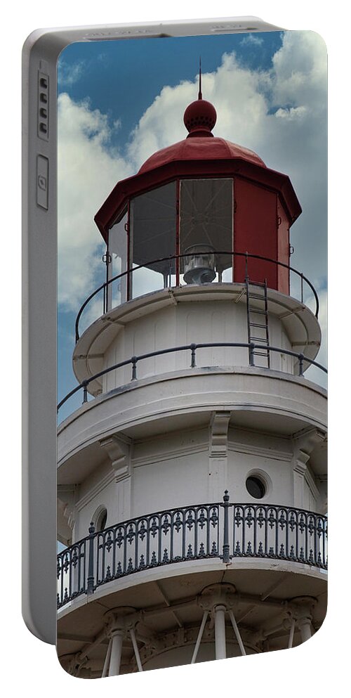 Rawley Point Lighthouse Portable Battery Charger featuring the photograph Rawley Point Lighthouse by Scott Olsen