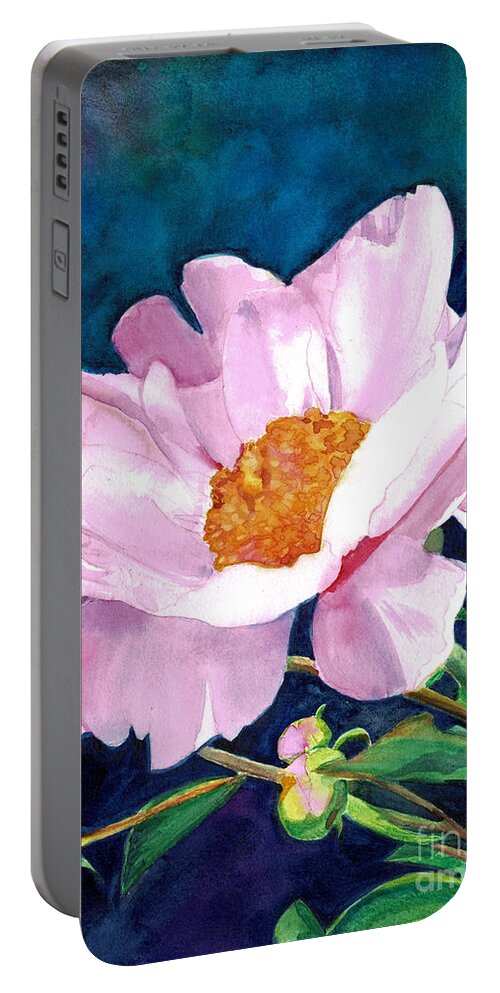 Reach For The Sun Portable Battery Charger featuring the painting Reach For The Sun by Daniela Easter