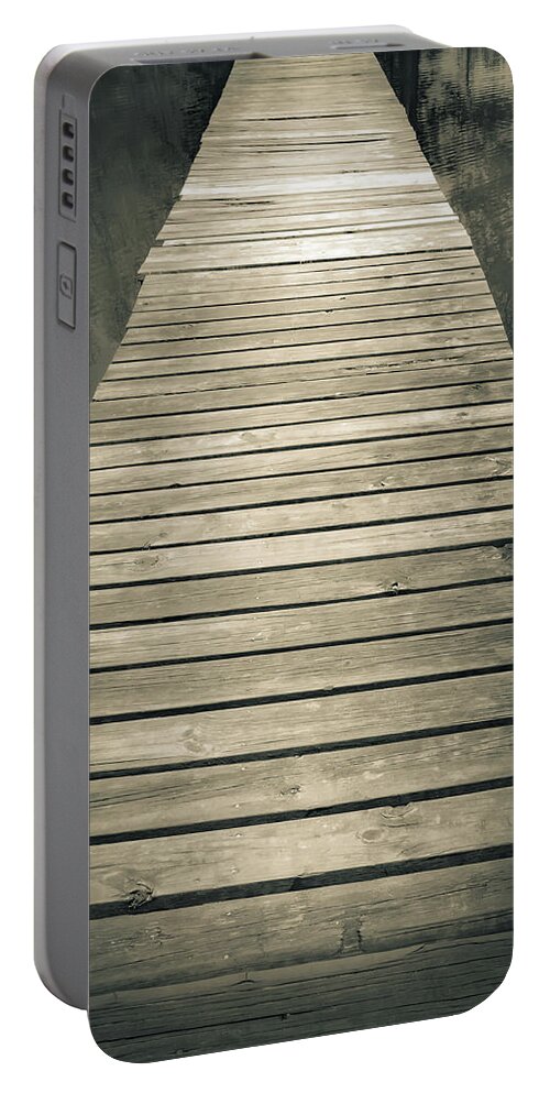 Trail Portable Battery Charger featuring the photograph Reflective Walk #6 by Jennifer Wright