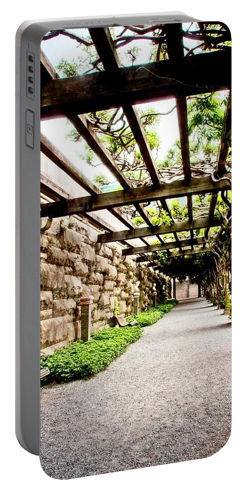 Path Portable Battery Charger featuring the photograph Rest Then Walk On by Allen Nice-Webb