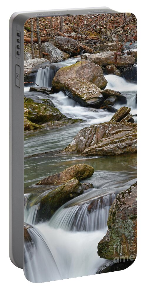 Laurel Falls Portable Battery Charger featuring the photograph Richland Creek 6 by Phil Perkins
