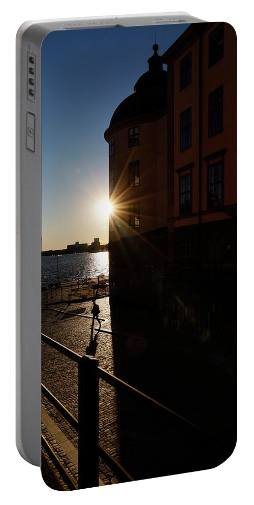 Europe Portable Battery Charger featuring the photograph Riddarholmen, Stockholm by Alexander Farnsworth