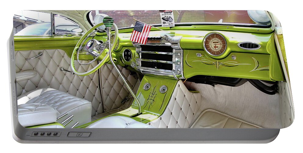 Buick Eight Portable Battery Charger featuring the photograph Riding In Style by Lens Art Photography By Larry Trager