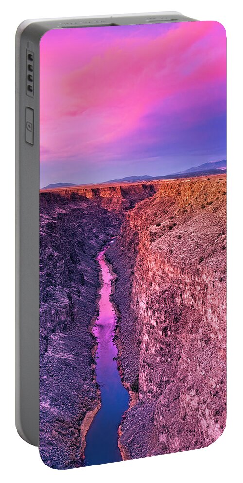 River Portable Battery Charger featuring the photograph Rio Grande River by Dan McGeorge