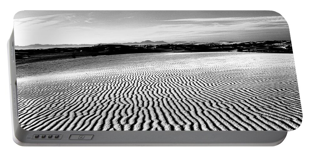 White Sands Portable Battery Charger featuring the photograph Ripples by Segura Shaw Photography