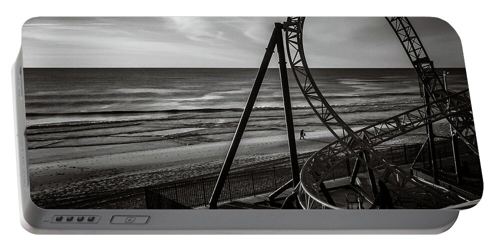  Portable Battery Charger featuring the photograph Roller Coaster by Steve Stanger