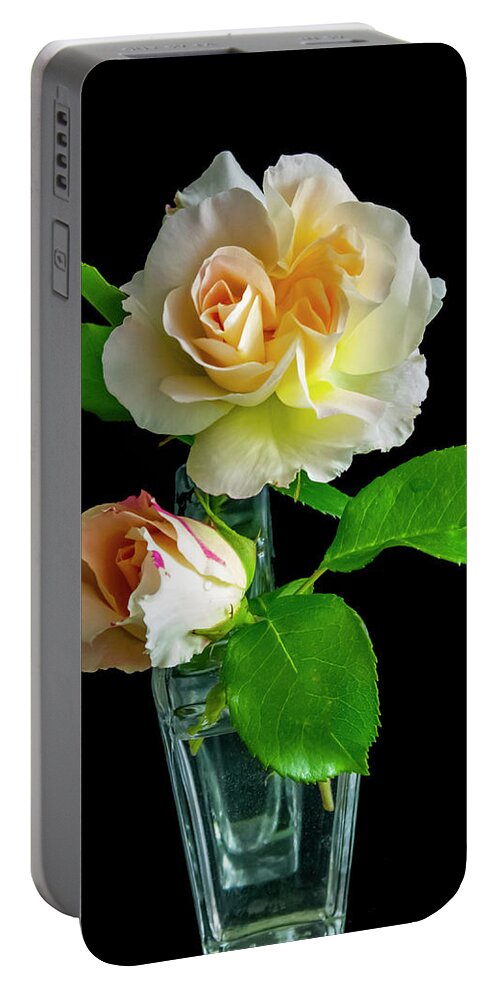 Roses Portable Battery Charger featuring the photograph Roses by Cathy Kovarik