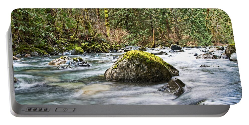 Rosewall Portable Battery Charger featuring the photograph Rosewall Creek 2 by Chuck Burdick