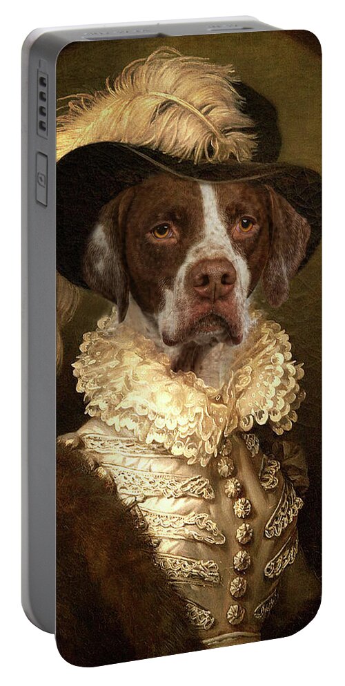 Charlie Portable Battery Charger featuring the photograph Royal Charlie by Rebecca Cozart
