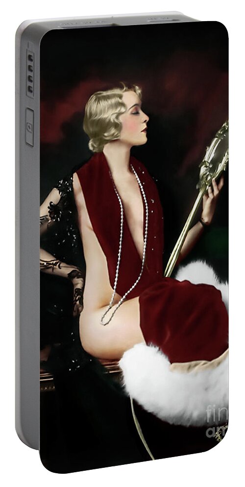 Vintage Portable Battery Charger featuring the photograph Ruby Muriel Finlay A famous Ziegfeld Girls by Franchi Torres