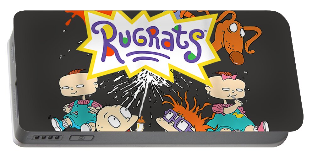 RugRats Group Shot Retro Spiral Notebook by Luiz Harys - Pixels