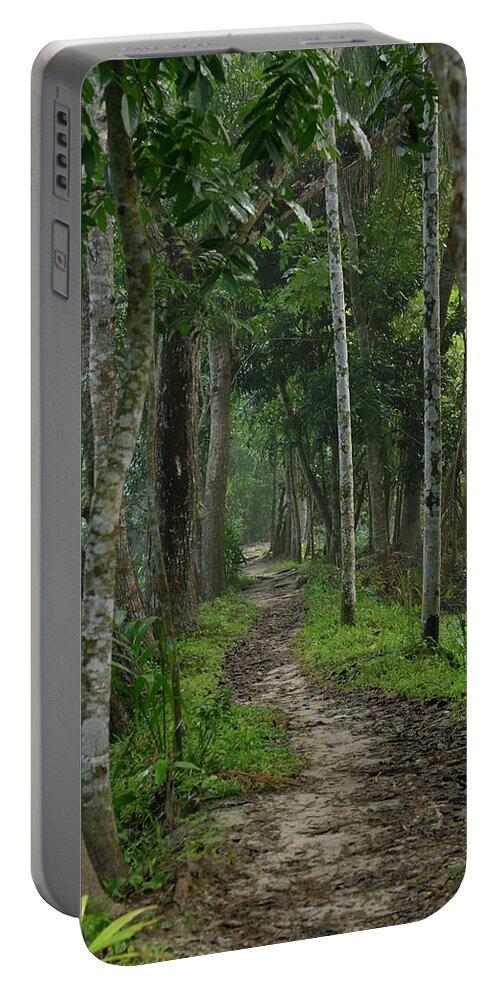 Country Road Portable Battery Charger featuring the photograph Rural Trail - Bangladesh by Amazing Action Photo Video