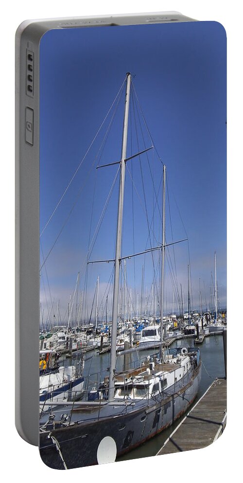  Portable Battery Charger featuring the photograph San Francisco Marina by Heather E Harman