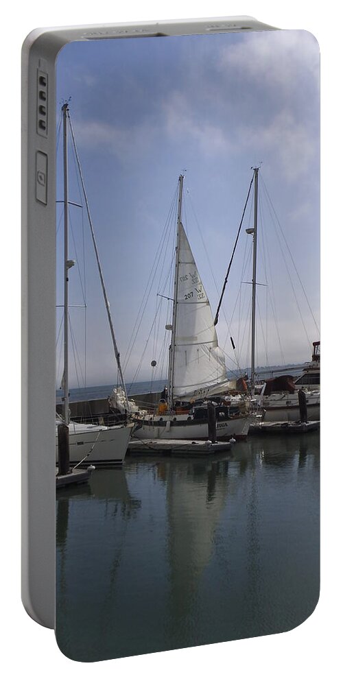  Portable Battery Charger featuring the photograph San Francisco Sail Boats by Heather E Harman